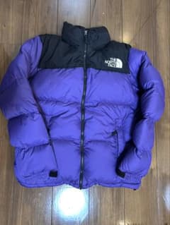 U*！様 THE NORTH FACE ダウンジャケット L パープル/ブラックのサムネイル