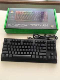 【美品】黄軸 RAZER BLACKWIDOW V3 TENKEYLESSのサムネイル