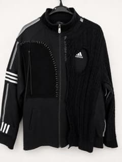 adidas リメイク古着トラックジャケット ブラックのサムネイル