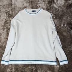 BEAMS HEART ビームスハート リブライン スウェット ベージュ Lのサムネイル