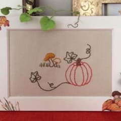 ハロウィン刺繍の額のサムネイル