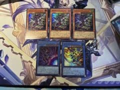 遊戯王 光と闇の儀式 超魔導剣士ブラック・カオス他 5枚セットのサムネイル