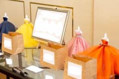 値下げしました！ドレス色当てクイズ用　ドレス人形のサムネイル
