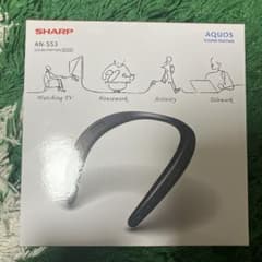 SHARP AN-SS3 ネックスピーカー ブラック - メルカリ