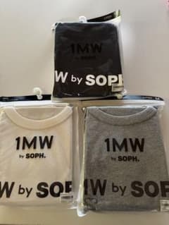 【新品 3枚セット】　GU x SOPH 1MW Tシャツ　Mサイズ　ソフネットのサムネイル