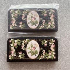 花柄 長財布 未使用　アンジェリークスピカ　2個セットのサムネイル