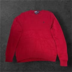 Polo Ralph Lauren Angora Blend Sweater, Red, Men's, Pony Embroidery