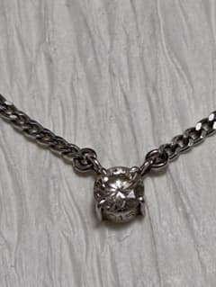 LaSoma ラソマ Pt850 プラチナ ネックレス ダイヤモンド0.15ct - メルカリ