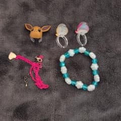 キッズ アクセサリー セット イーブイ 指輪 ネックレス ブレスレットのサムネイル