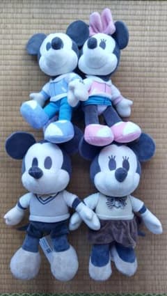 ミッキー＆ミニー デココレ 3点セット ぬいぐるみ タグ付き 匿名配送
