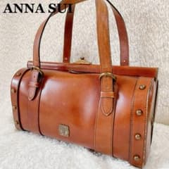 希少 ANNA SUI デッドストック ハンドバッグ ボストン スタッズ がま口 