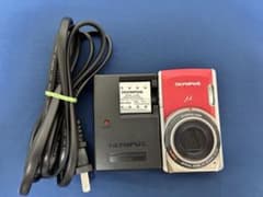 OLYMPUS μ-7000 赤 デジカメ 動作確認済 - メルカリ