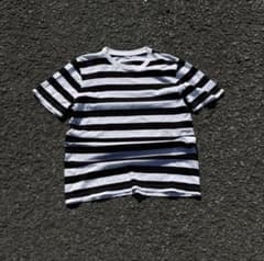 y2k archive grunge striped tee borderのサムネイル