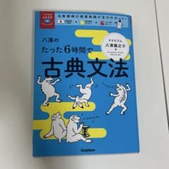 八澤のたった6時間で古典文法のサムネイル