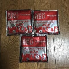 원피스 필름 레드 손수건 3장 세트 타월 손수건