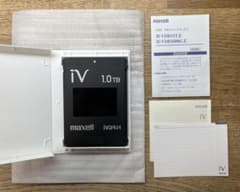 マクセル iVDR-S カセットハードディスク 1TB専用ケース説明書ラベル付①のサムネイル