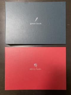 芳名帳　ゲストブック　2冊セットのサムネイル