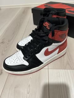 NIKE AIR JORDAN1 TRACK RED トラックレッド 27 美品 - メルカリ