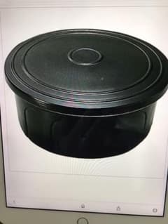 136) セラミックおひつ　レンジ対応のサムネイル