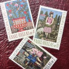 74811セール現品限 外国切手 ギリシャ発行絵画3種揃 - メルカリ