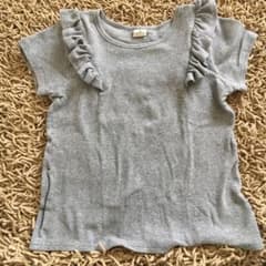 Tシャツ グレー 肩フリルのサムネイル