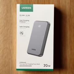 【新品未使用】UGREEN 20W モバイルバッテリー 10000mAh