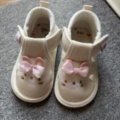 ベビーサンダル 13cm うさぎ リボンのサムネイル
