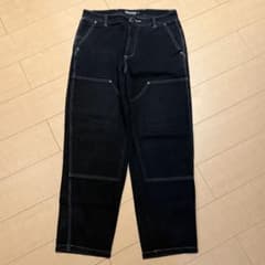GX1000 ダブルニー ワークパンツ ブラックのサムネイル