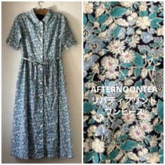 AfternoonTea WARDROBE リバティ リネン混 ワンピース AfternoonTea WARDROBE リバティ リネン混 ワンピース - メルカリ