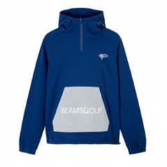 BEAMS GOLF 撥水アノラックパーカー ネイビー ハーフジップ ビームス