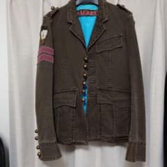 DSQUARED2 ミリタリージャケット ブラウンのサムネイル