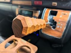 ハイエース 木製 シフトノブ 名栗加工 サクラ M8P1.25 - メルカリ