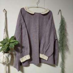 新品　サマンサモスモス　クレリックラウンドカラーブラウスのサムネイル