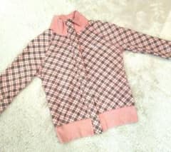 バーバリーブルーレーベル ピンク チェック柄 ジャケット 38 - メルカリ