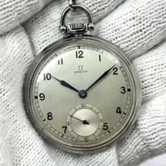 超希少/30s/OMEGA 懐中時計 手巻き ヴィンテージ スモセコ 15石 - メルカリ