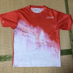 GOSEN 半袖 Tシャツ 赤/白のサムネイル