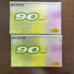 SONY ソニー ハイポジションカセットテープ C-90CDX2H 90分のサムネイル