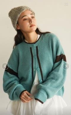 新品タグ付きヤマダヤFIKA.ミックスニットカーディガン - メルカリ