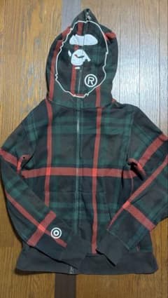 A・BATHING APE パーカー チェック 伊勢丹 猿のサムネイル