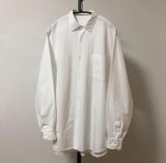 美品 サイズ2 20ss コモリシャツ 白 comoli - メルカリ