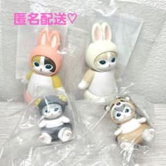 mofusand　うさにゃんフィギュア2　モフサンド　ひつじにゃん　たぬきにゃん