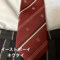 East Boy ワインレッド ストライプ ネクタイのサムネイル