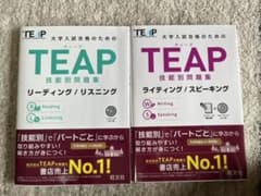 TEAP技能別問題集ライティング/スピーキング、リーディング/リスニング セットのサムネイル