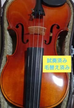 高級 バイオリン 鈴木 No.200 4/4 証明ラベル有、弓ケース付 定価6万