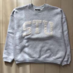 Stussy STU APPLIQUE CREW ASH HEATHER S - メルカリ