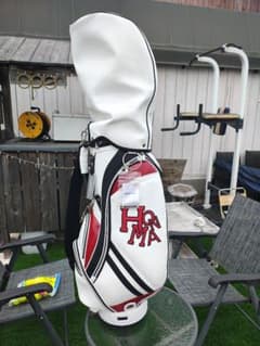 HONMA ゴルフバッグ キャディバッグ ホワイト レッド ブラック - メルカリ