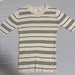 AZUL BY MOUSSY ボーダーリブカットソーのサムネイル