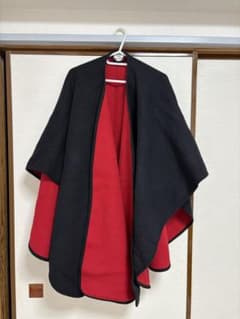 WEILL リバーシブル ケープコート ブラック×レッド フランス製 - メルカリ
