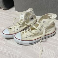 M様専用⭐︎コンバース オールスター ハイカット　オフホワイト 23.5センチのサムネイル