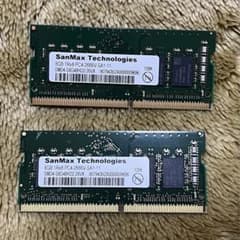 SanMax DDR4 ノートPCメモリ8GB×2 PC4-2666V - メルカリ